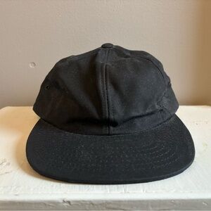 3Sixteen Black Waxed Canvas Cap